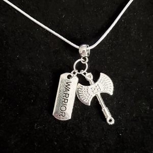 The Warrior 22" Inch .925 Sterling Silver Necklace